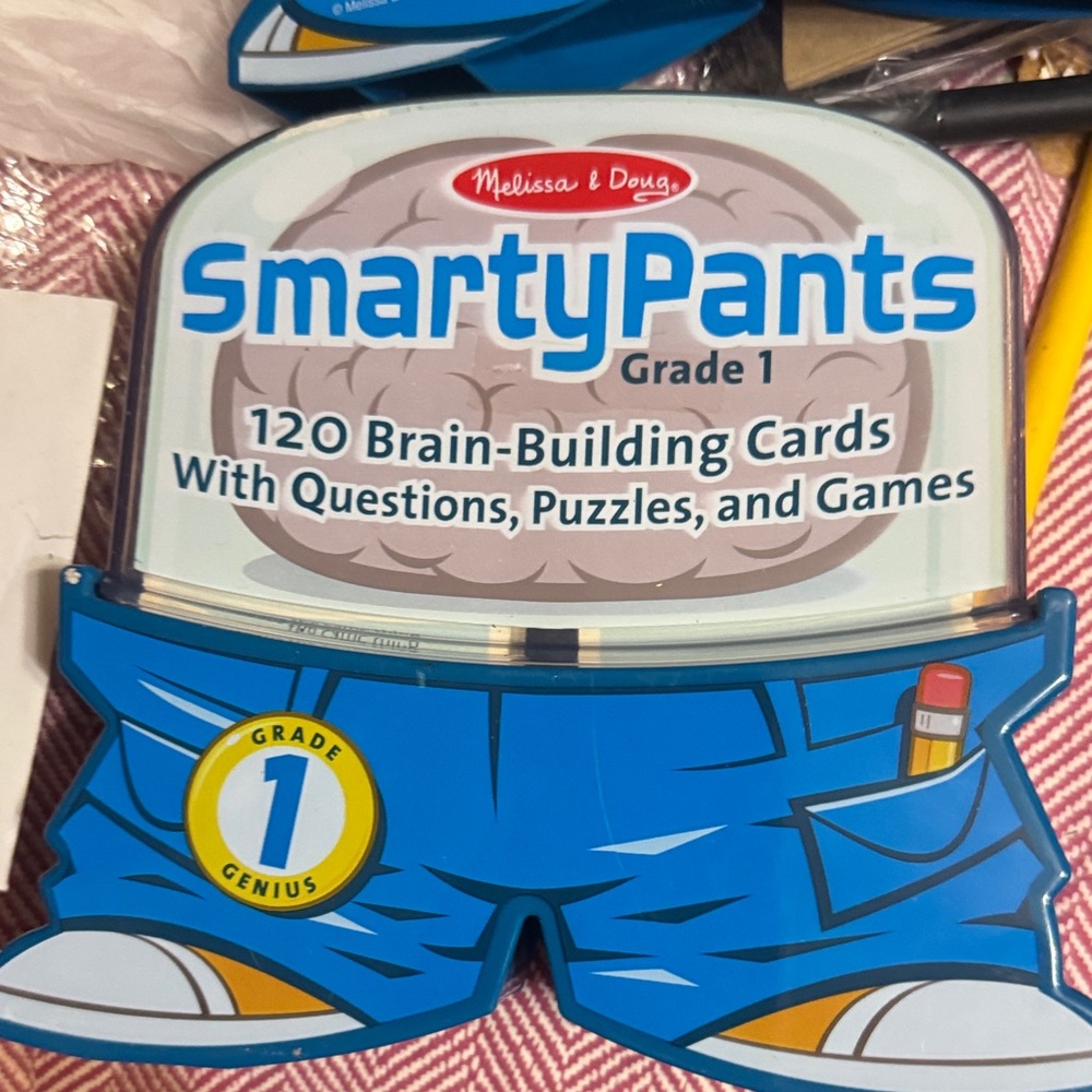 Melissa & Doug Smarty Pants Grade 1 Brain Cards - Blue